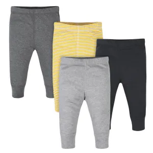 4-Pack Baby Boys Yellow Stripes Pants