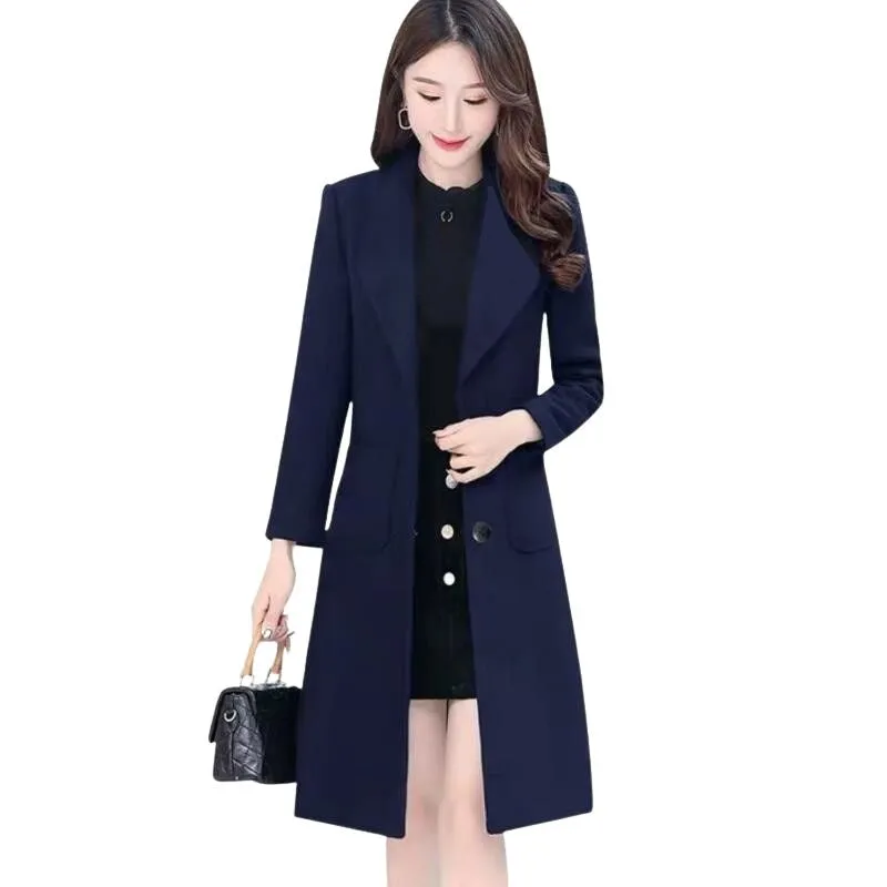 ABIGAIL Design Women's Fine Fashion Elegant Luxury Style Burgundy Red Wool Coat Jacket