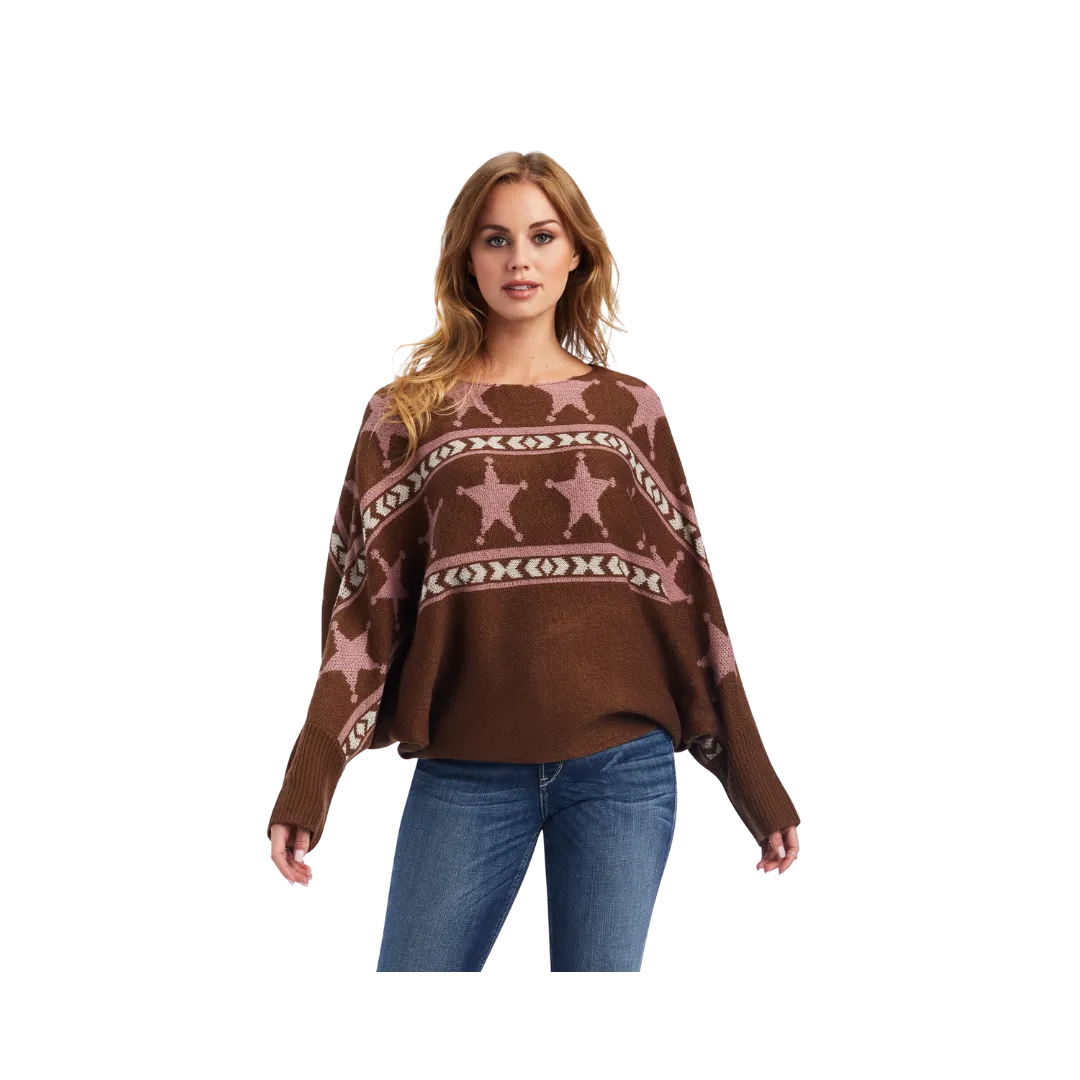 Ariat Women's Lawless  Fondue Fudge Sweater