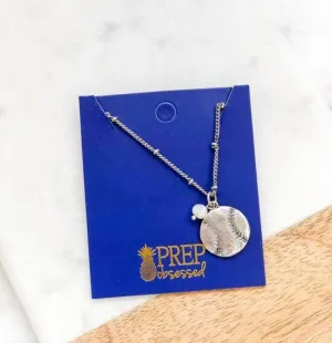 Baseball/Softball Pendant Necklace