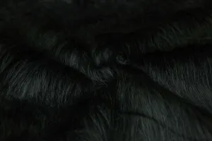 Black Fur Fabric