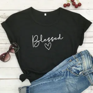 Blessed Heart Christian Statement Shirt