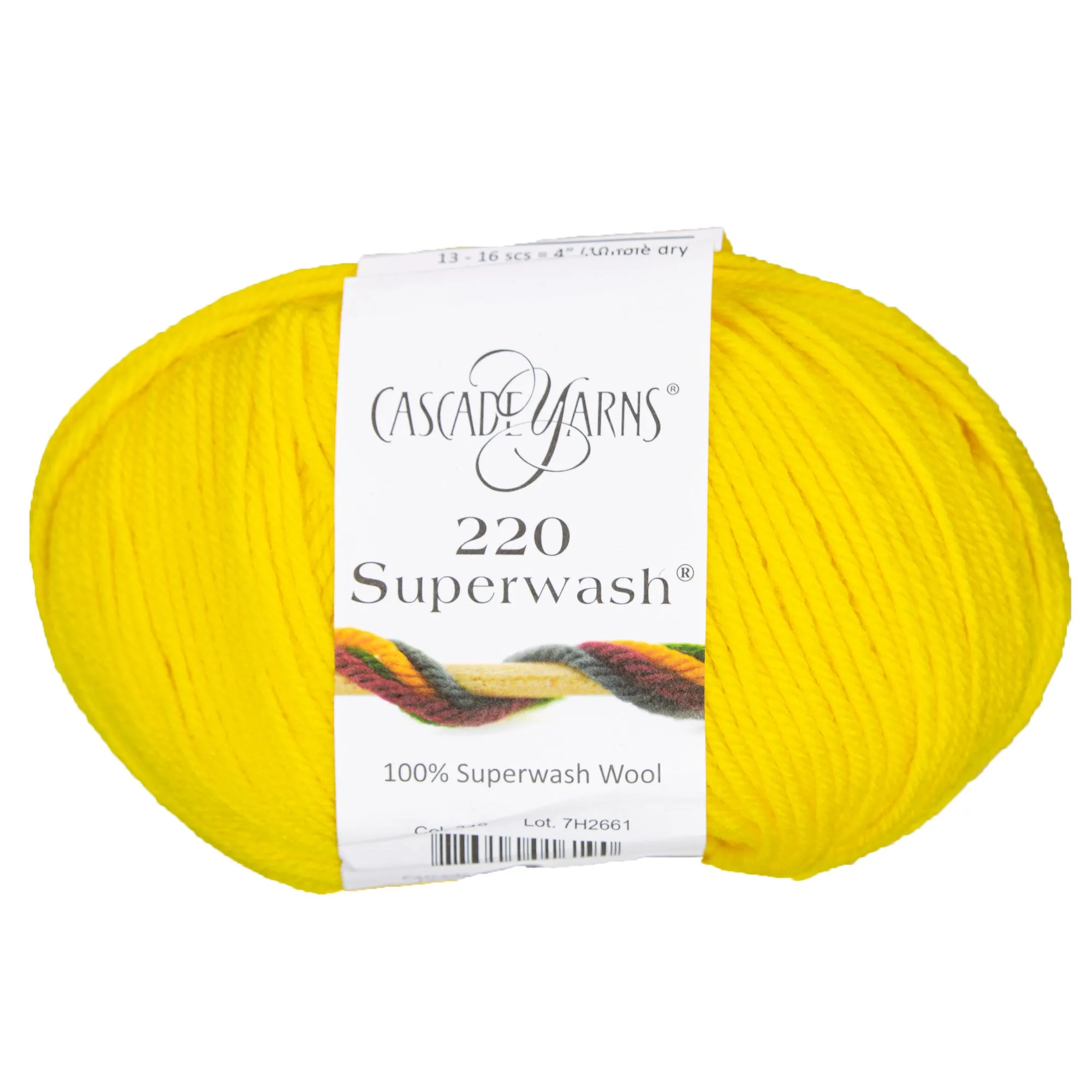 Cascade Yarns 220 Superwash Yarn - 0346 Daisy Yellow