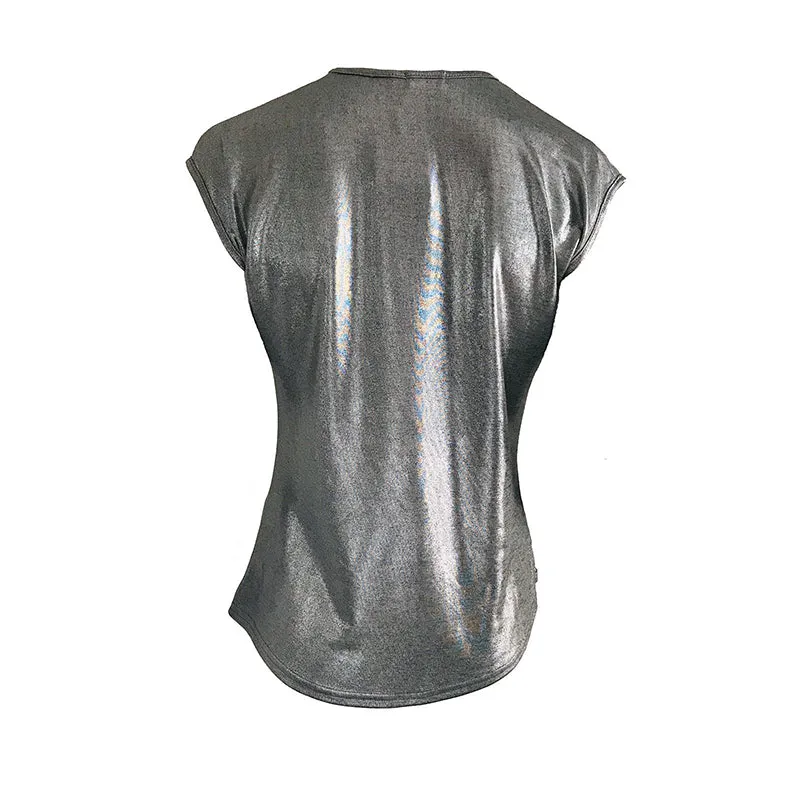 Deep V Shimmer Tee