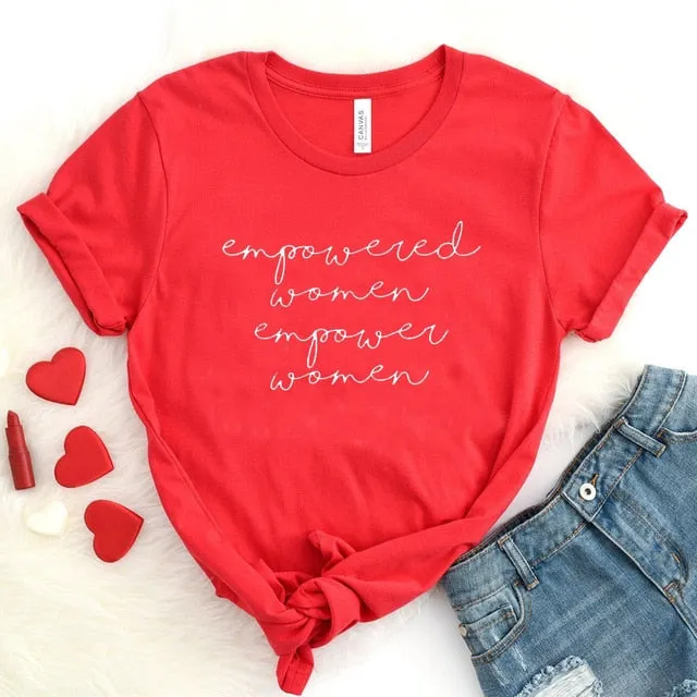 Empowered Women Empower Women Christian Statement Shirt