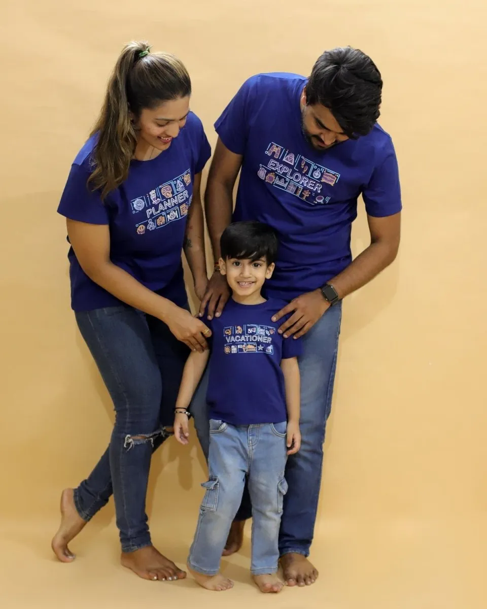 Explorer Matching Family T-shirt - Combo of 3