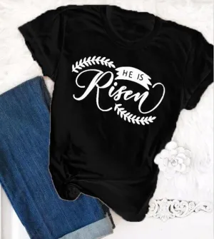 He is Risen Christian Statement Shirt v1