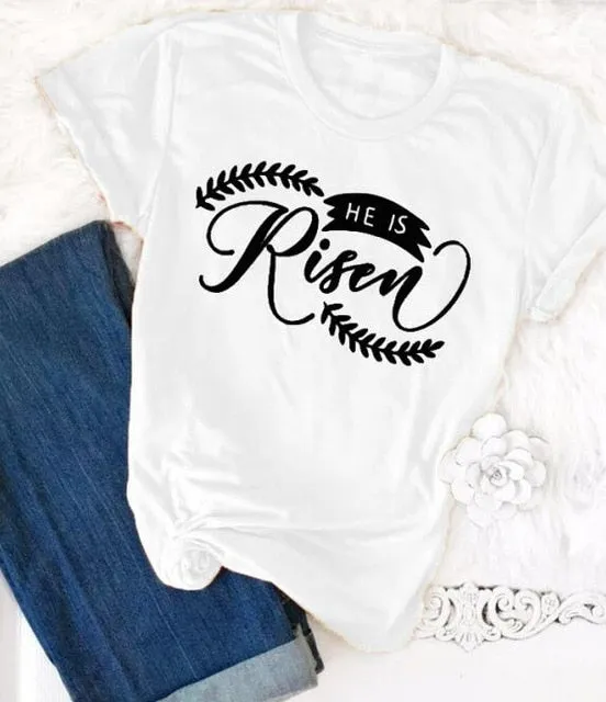 He is Risen Christian Statement Shirt v1