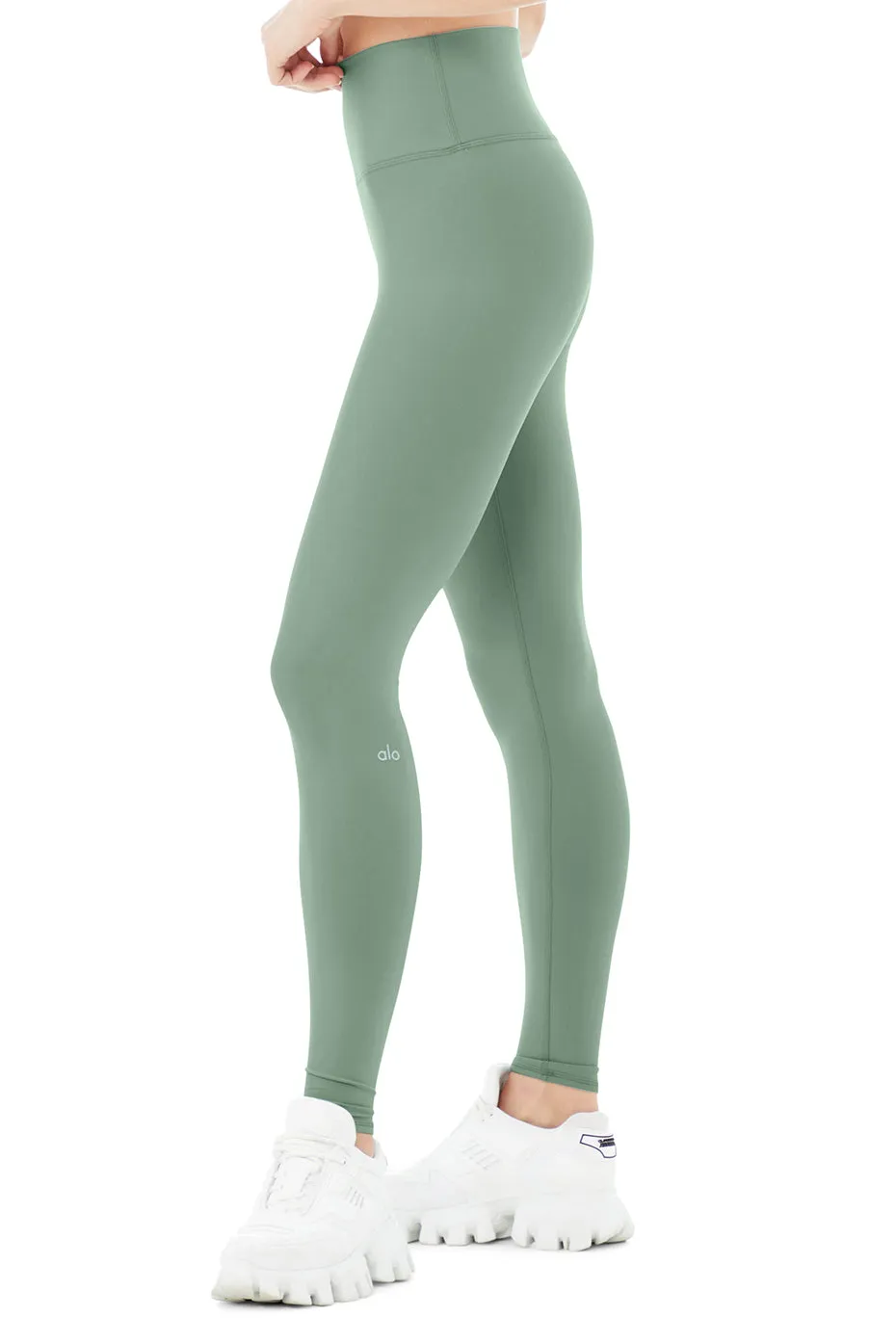 High-Waist Airlift Legging - Soft Seagrass