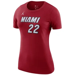 Jimmy Butler Nike Jordan Brand Statement Red Name & Number Women's Tee