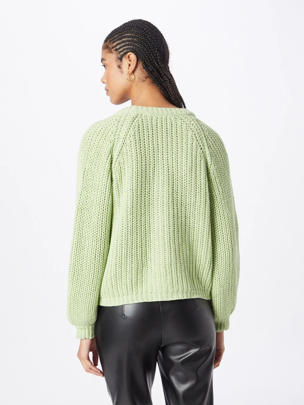 Moves Momo Knitted Cardigan, Light Green