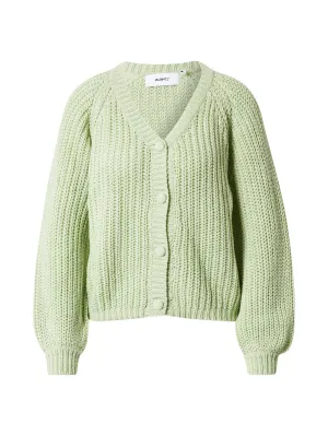 Moves Momo Knitted Cardigan, Light Green