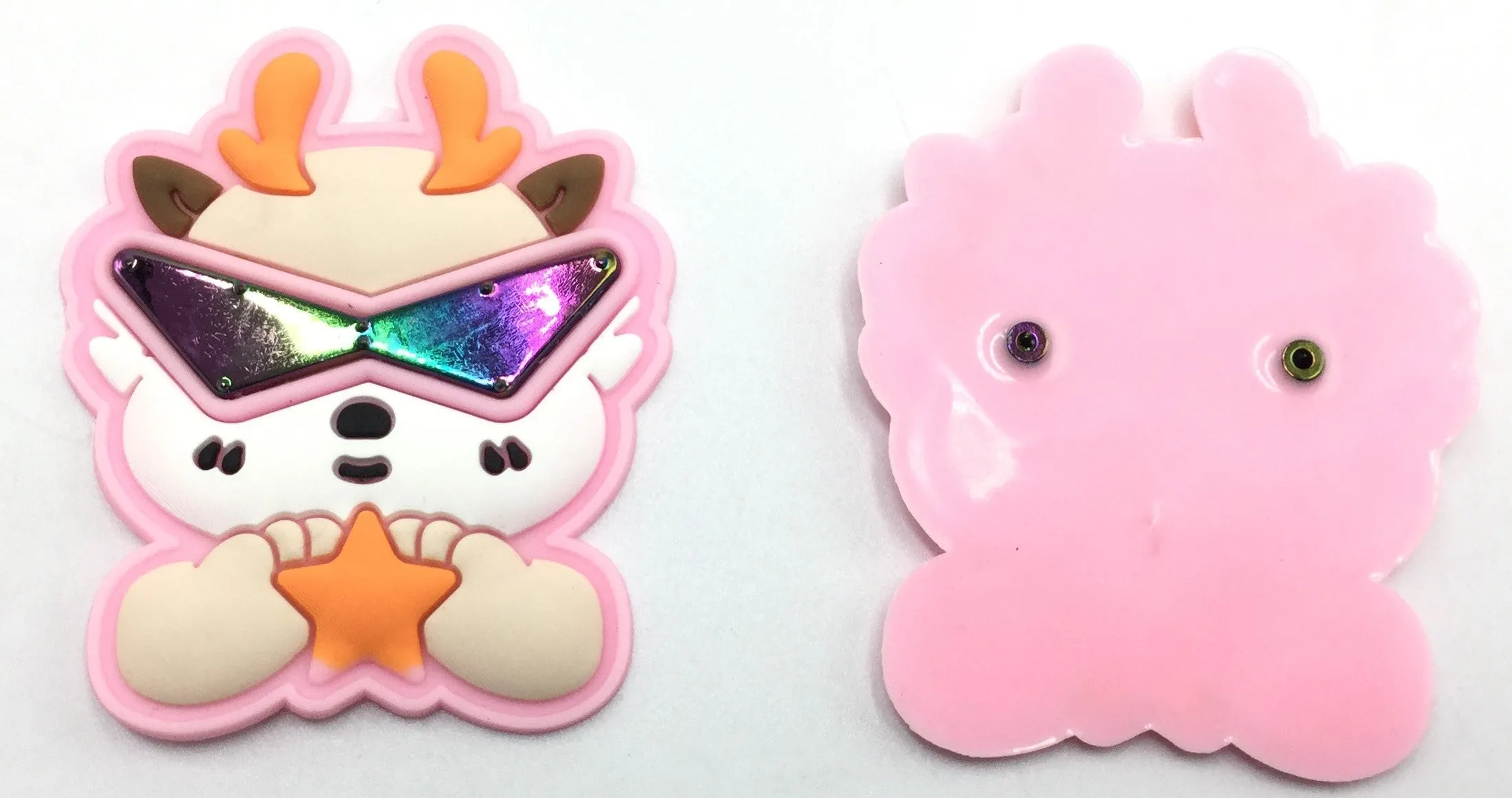 Multicolor Teddy Rubber Sticker