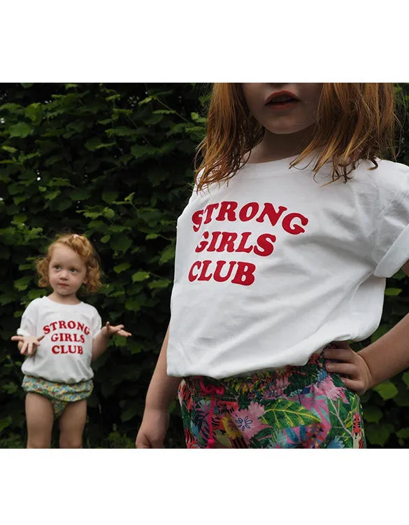 MUTHA.HOOD - Strong Little Girls Tee White (Girl)