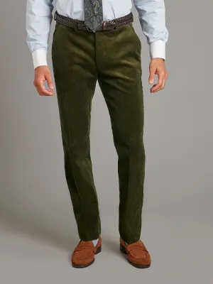 Needlecord Pants - Dark Olive