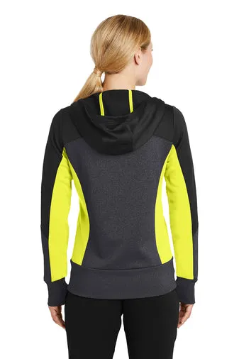 NEW! NautiGirl Ladies Tech Fleece Hooded Full Zip Jacket