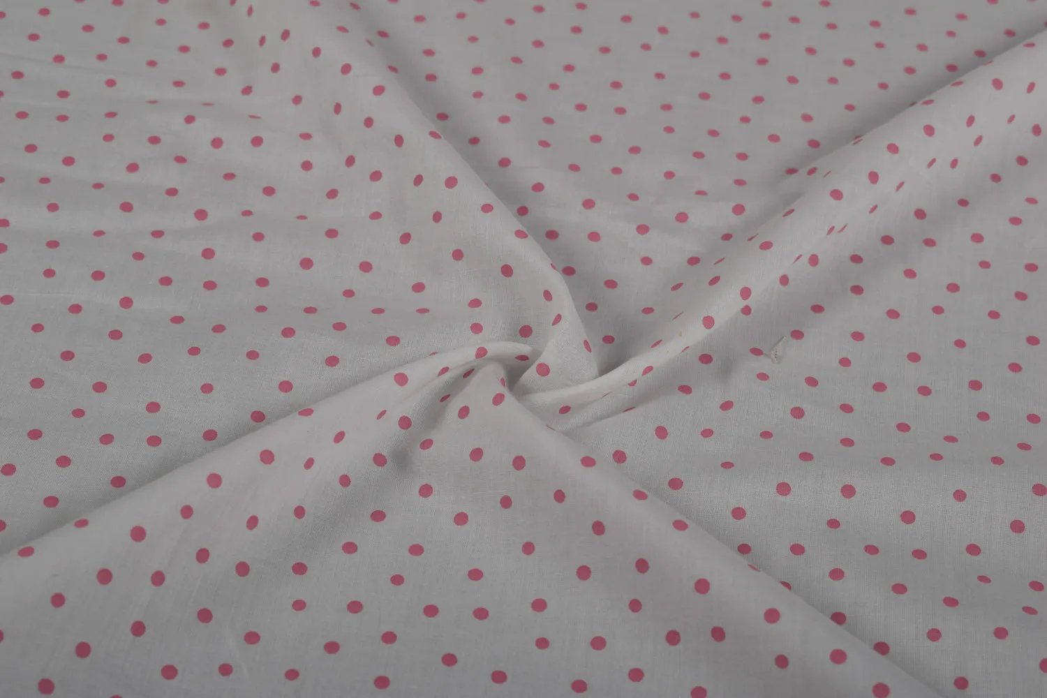 Precut 1 Metres White Printed Cotton Poplin Fabric