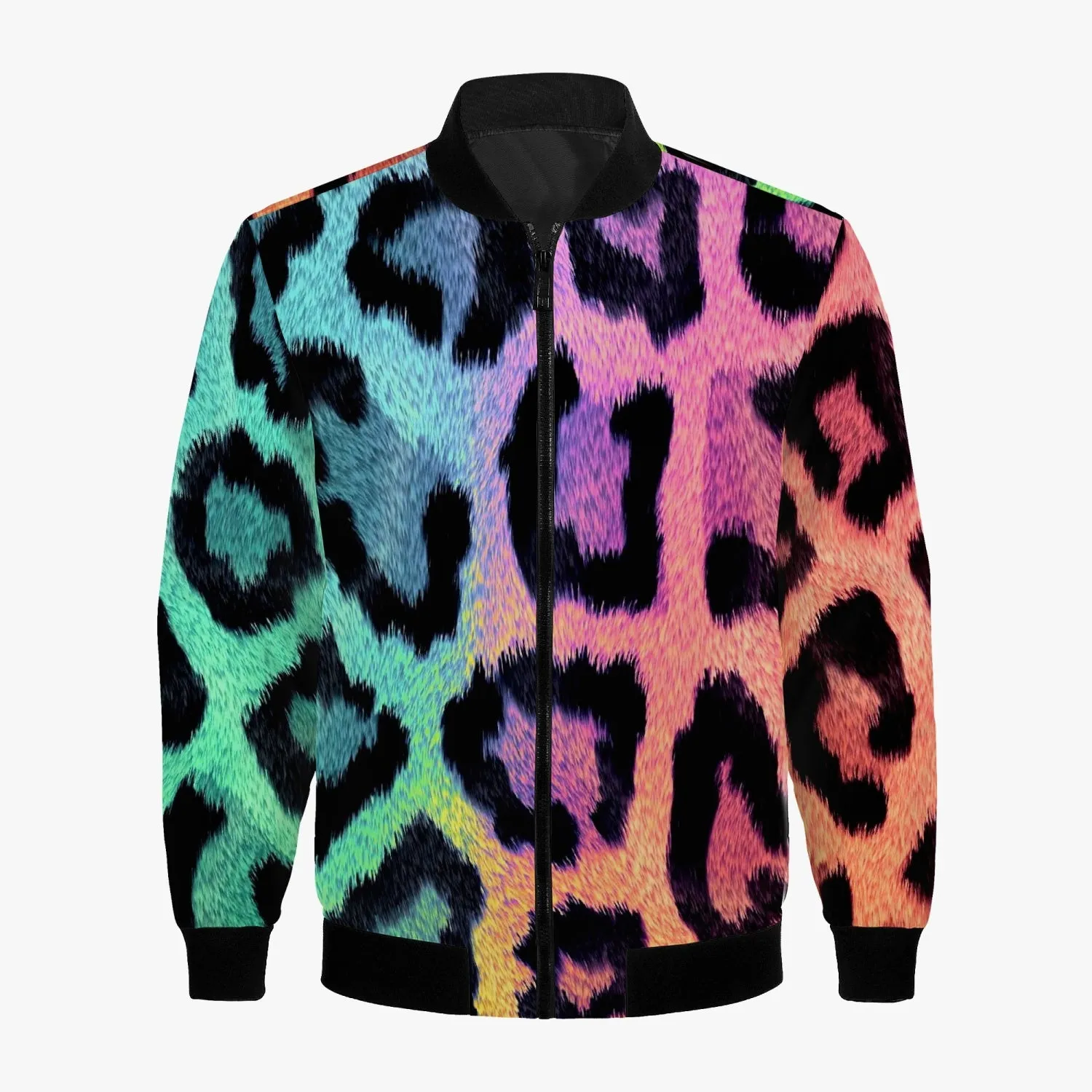 Rainbow Leopard Trending Women’s Jacket (Handmade)