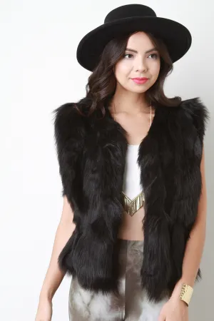 Soft Fur Sleeveless Vest