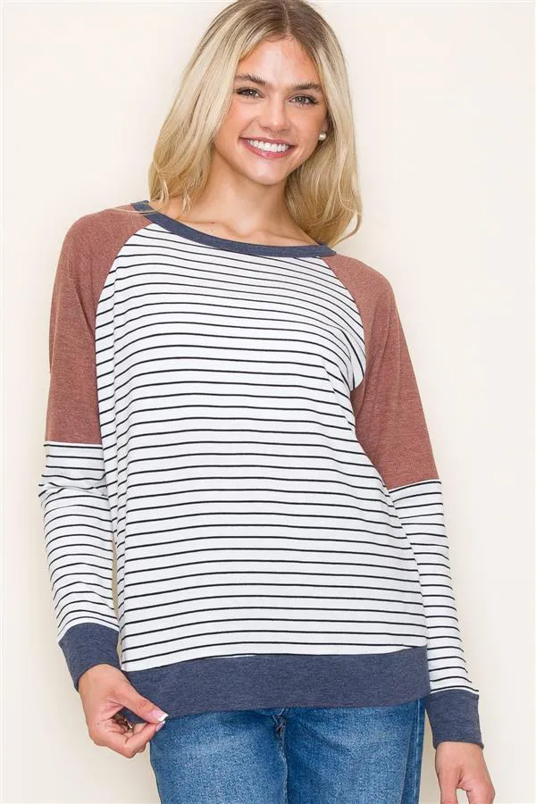 Soft Knit Colorblock Tops - 2 Colors!