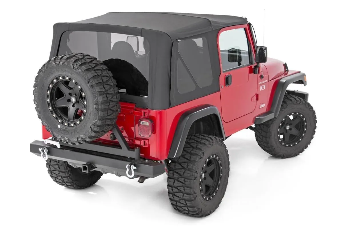 Soft Top - Replacement - Black - Full Doors - Jeep Wrangler TJ (97-06)