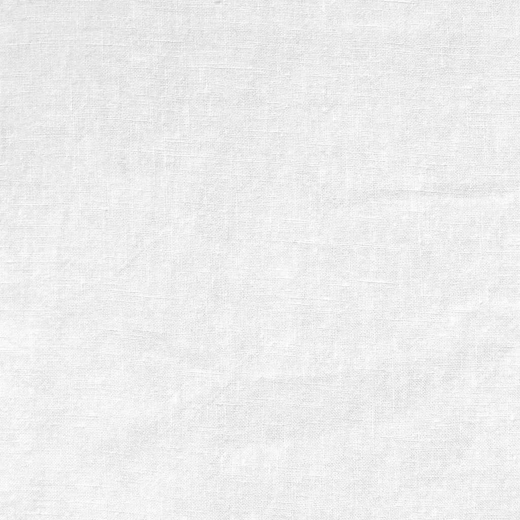 Soft Washed Linen Solid White