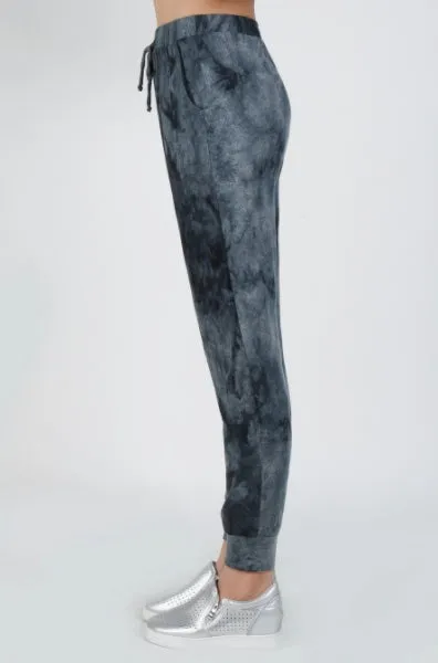 Tie Dye Jogger - Slate