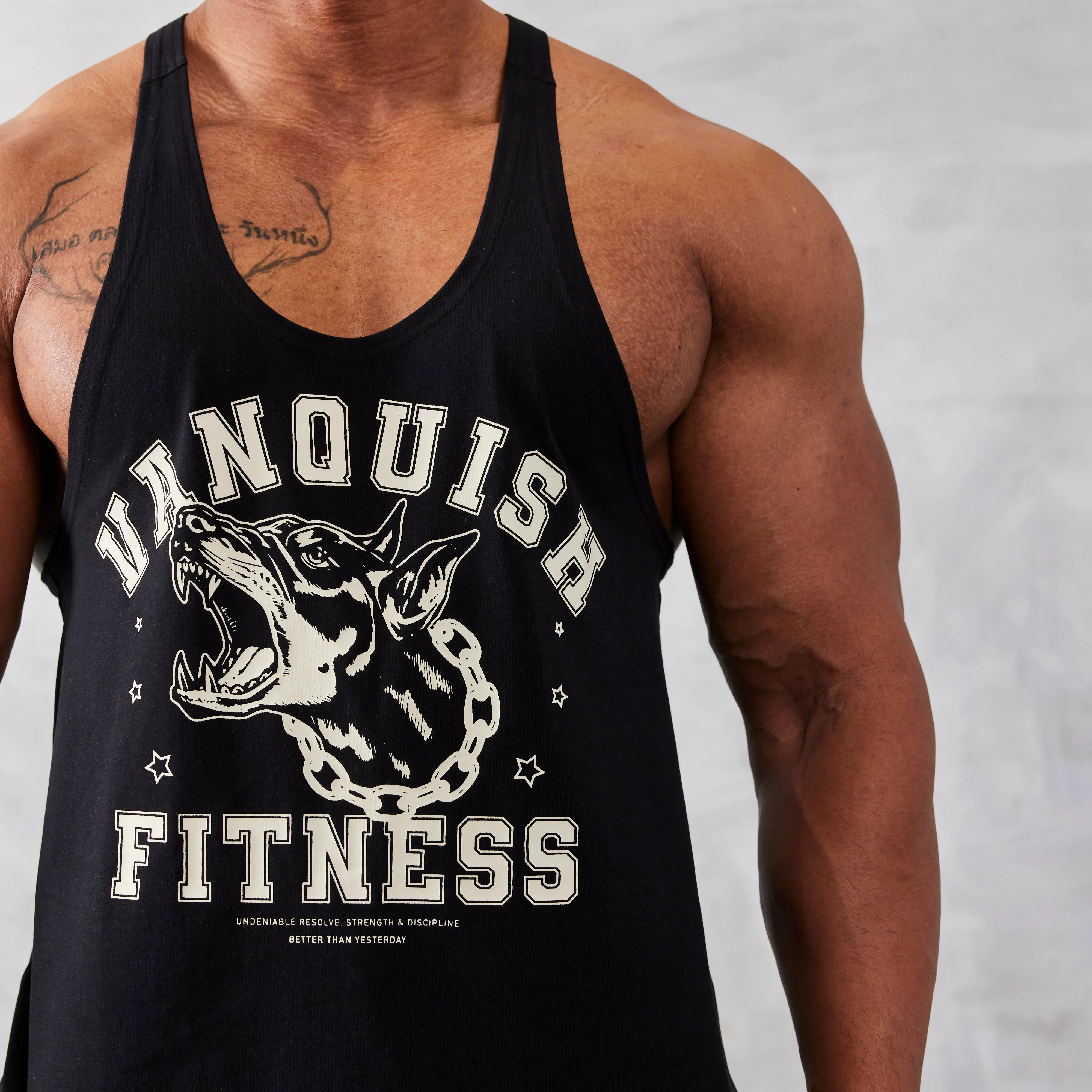 Vanquish TSP Black Dobermann Stringer Vest