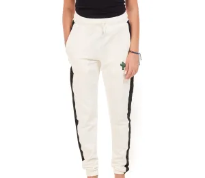 Women summer sweatpants Off-white cactus