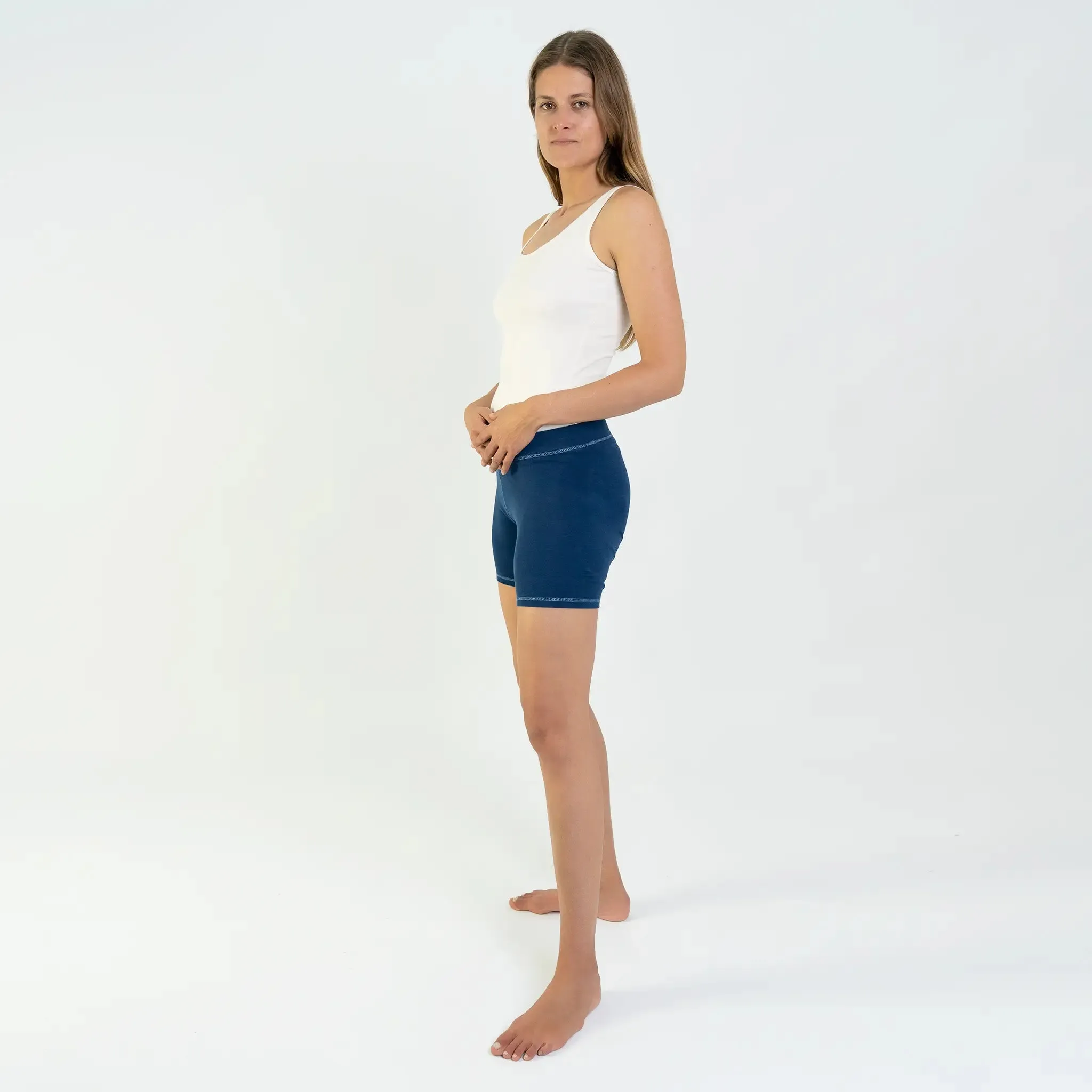 Women's Organic Pima Cotton Biker Shorts