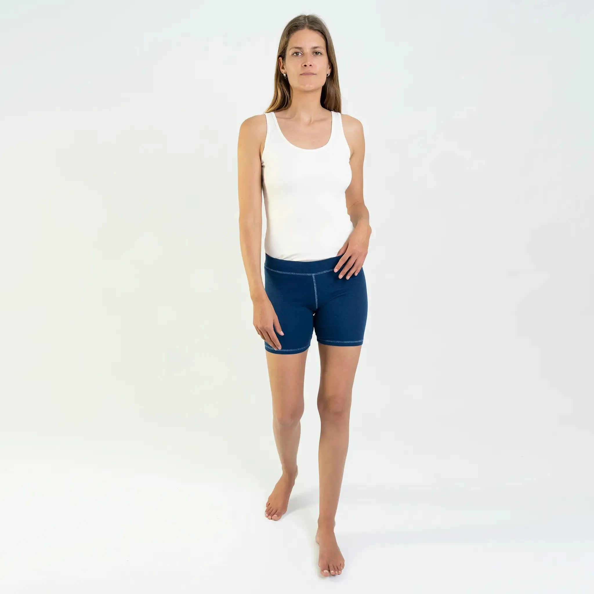 Women's Organic Pima Cotton Biker Shorts