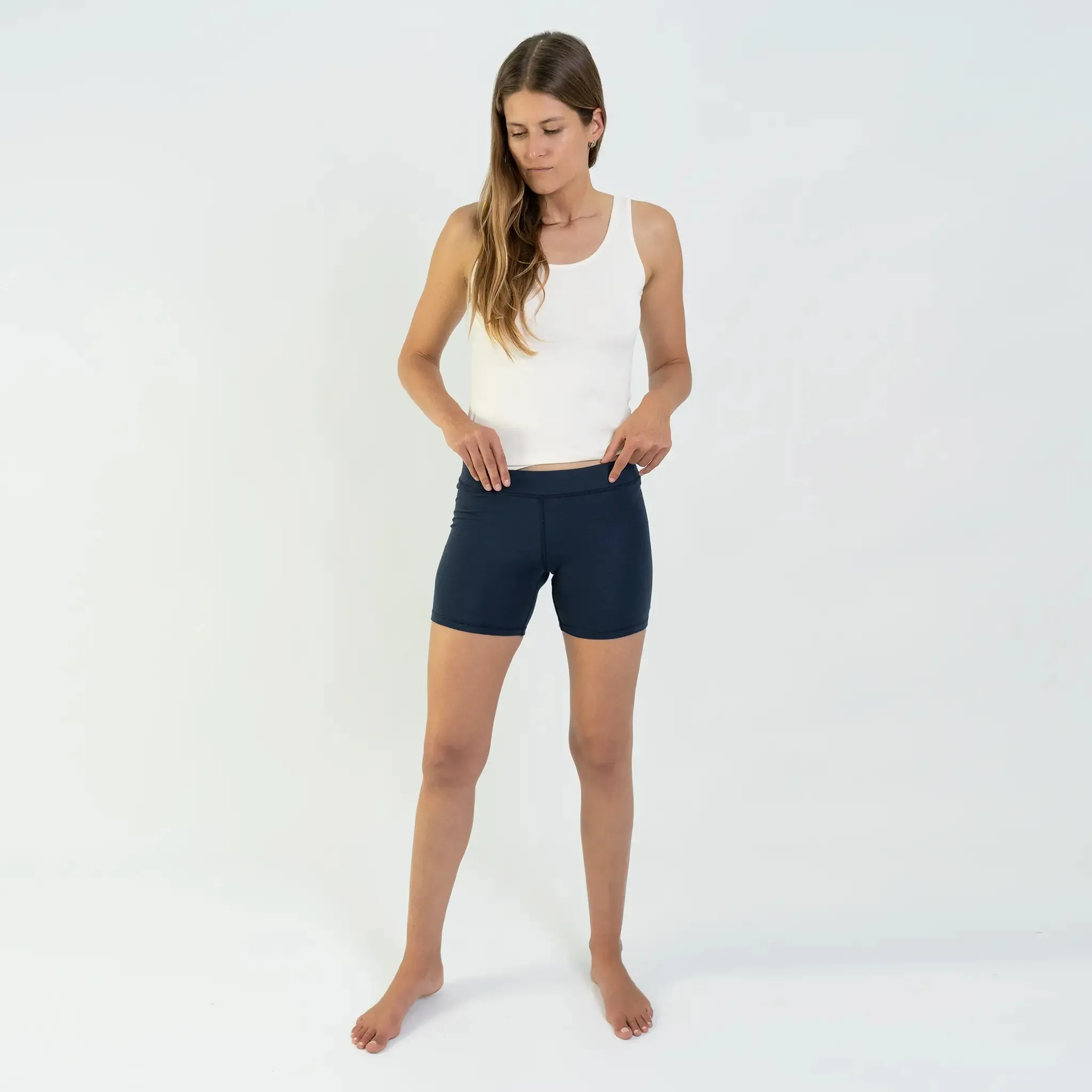 Women's Organic Pima Cotton Biker Shorts