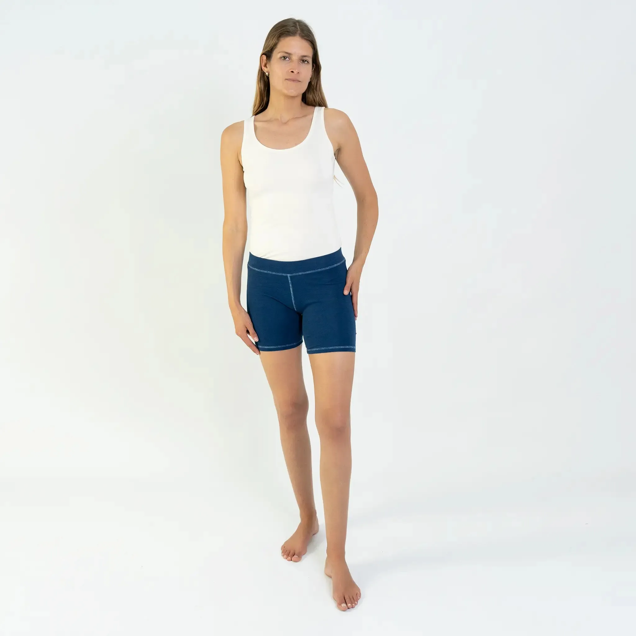 Women's Organic Pima Cotton Biker Shorts