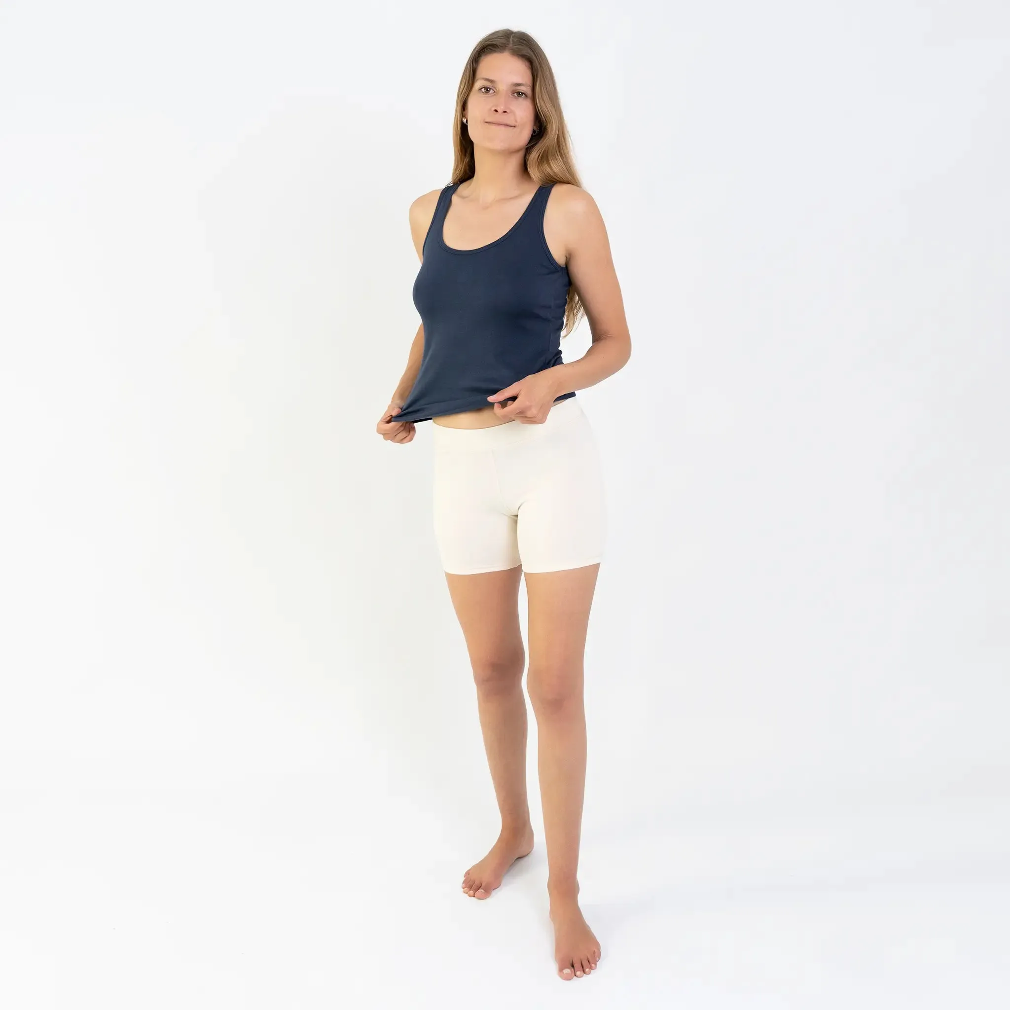 Women's Organic Pima Cotton Biker Shorts