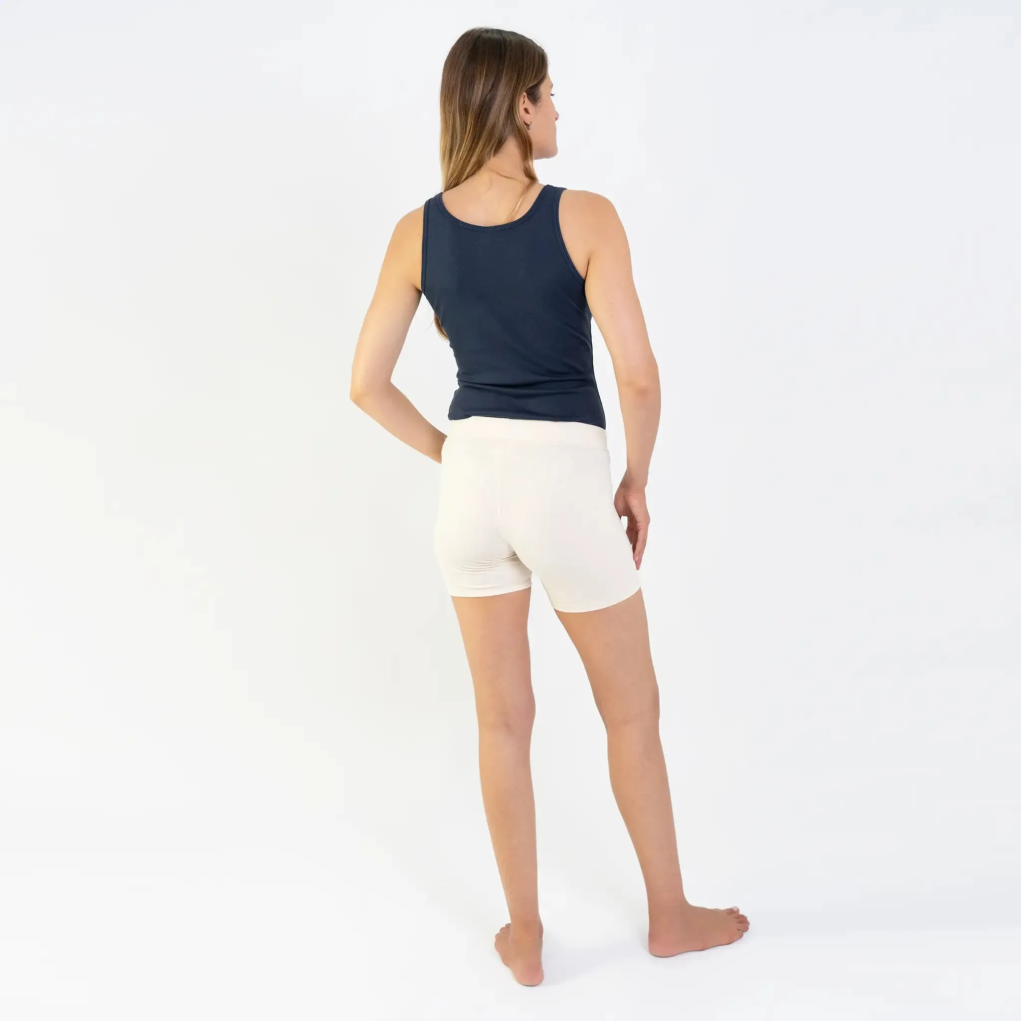 Women's Organic Pima Cotton Biker Shorts