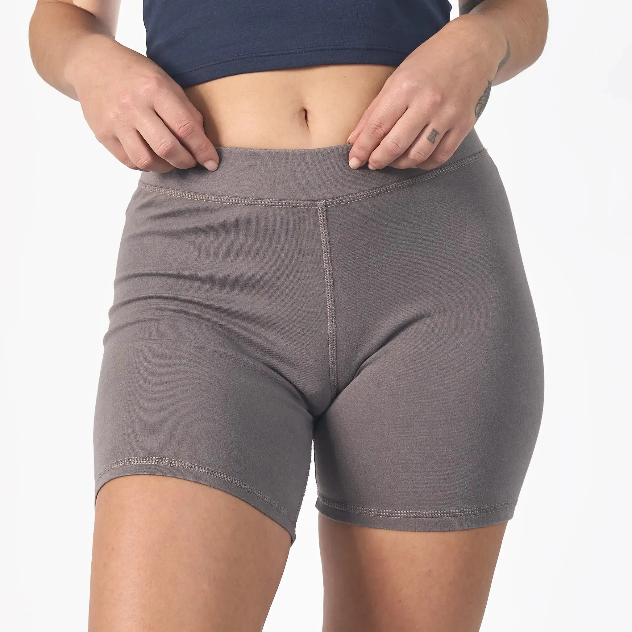 Women's Organic Pima Cotton Biker Shorts