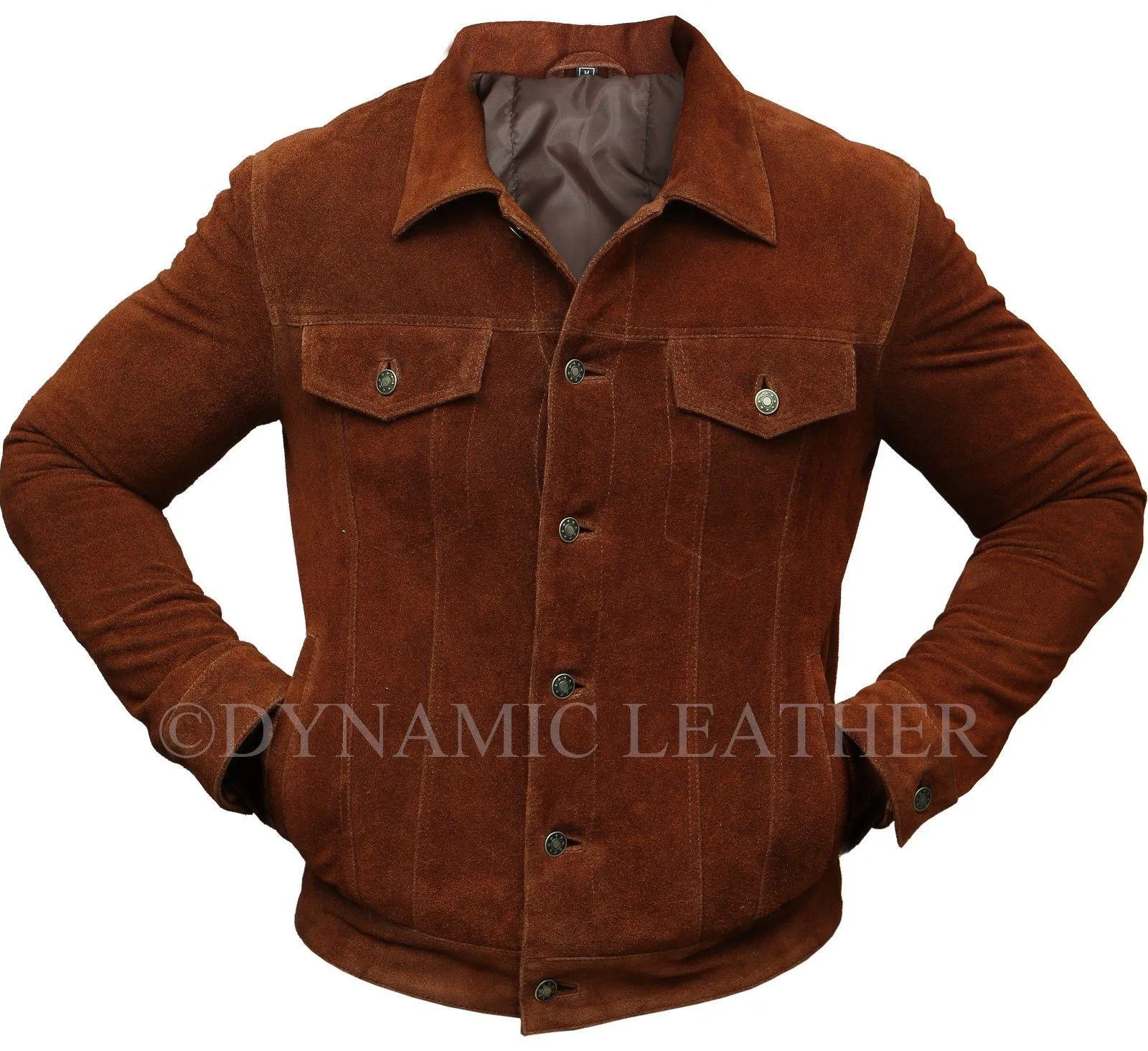 X-Men 2017 Logan Wolverine Hugh Jackman Brown Real Suede Leather Jacket